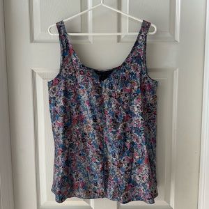 Marc by Marc Jacobs Flared Silk Tank